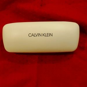 White Calvin Klein Sunglasses Case
